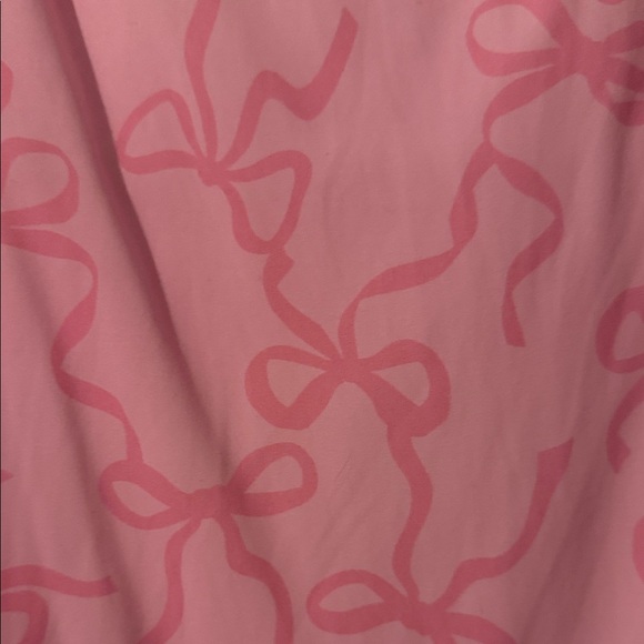 Charming Pink Bow Athletic Dress with Built in shorts! Only worn once!!!! - Picture 2 of 5